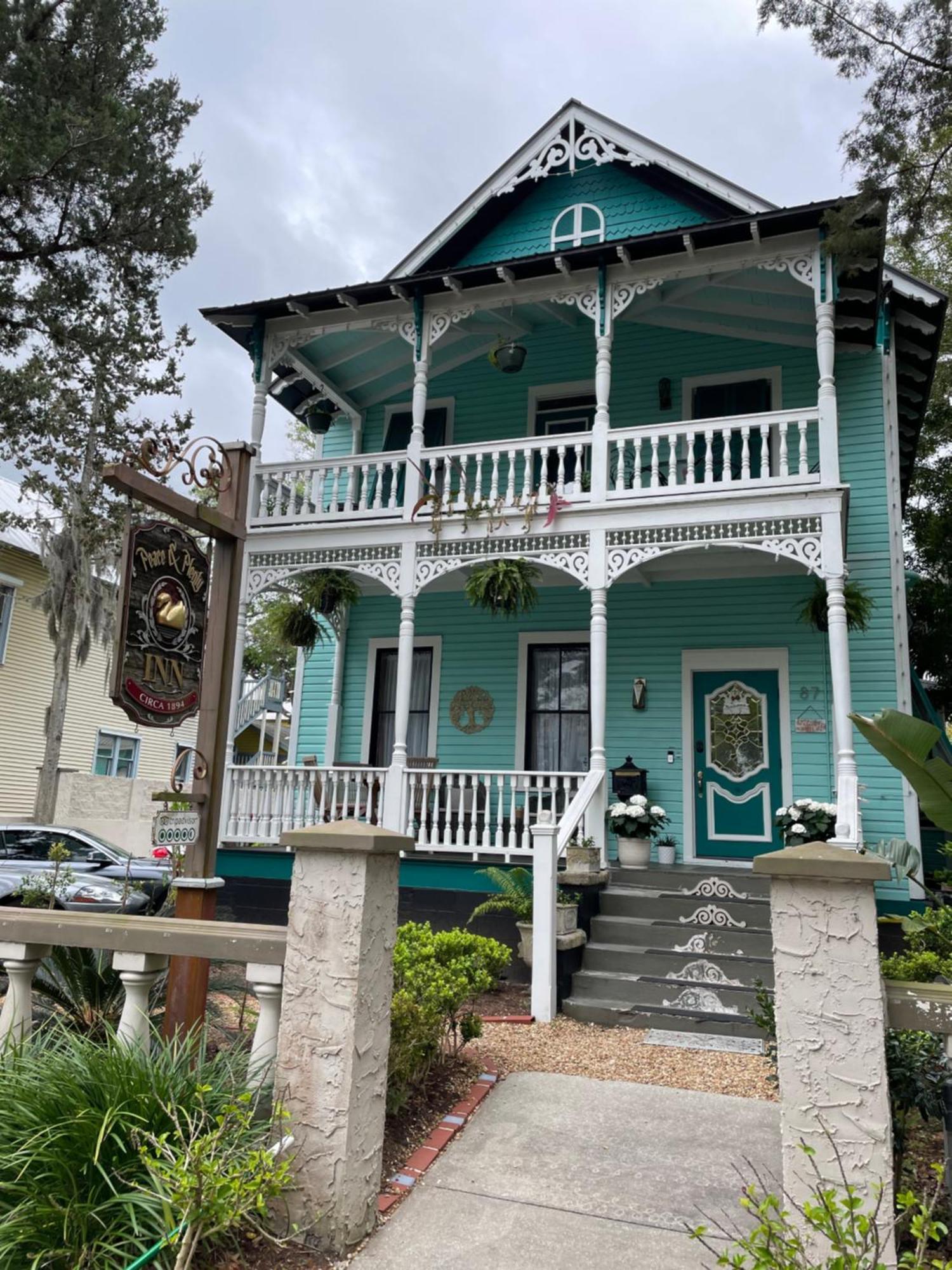 Peace & Plenty Inn Bed And Breakfast Downtown St Augustine-Adults Only St. Augustine Exteriér fotografie